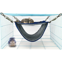 HKM-676883 Cozy Double-Layered Small Pet Hammock for Hamsters, Guinea Pigs, and More