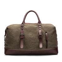 HKM-137043 Large Capacity Waterproof Canvas Travel Duffel Bag - 56x25x32cm