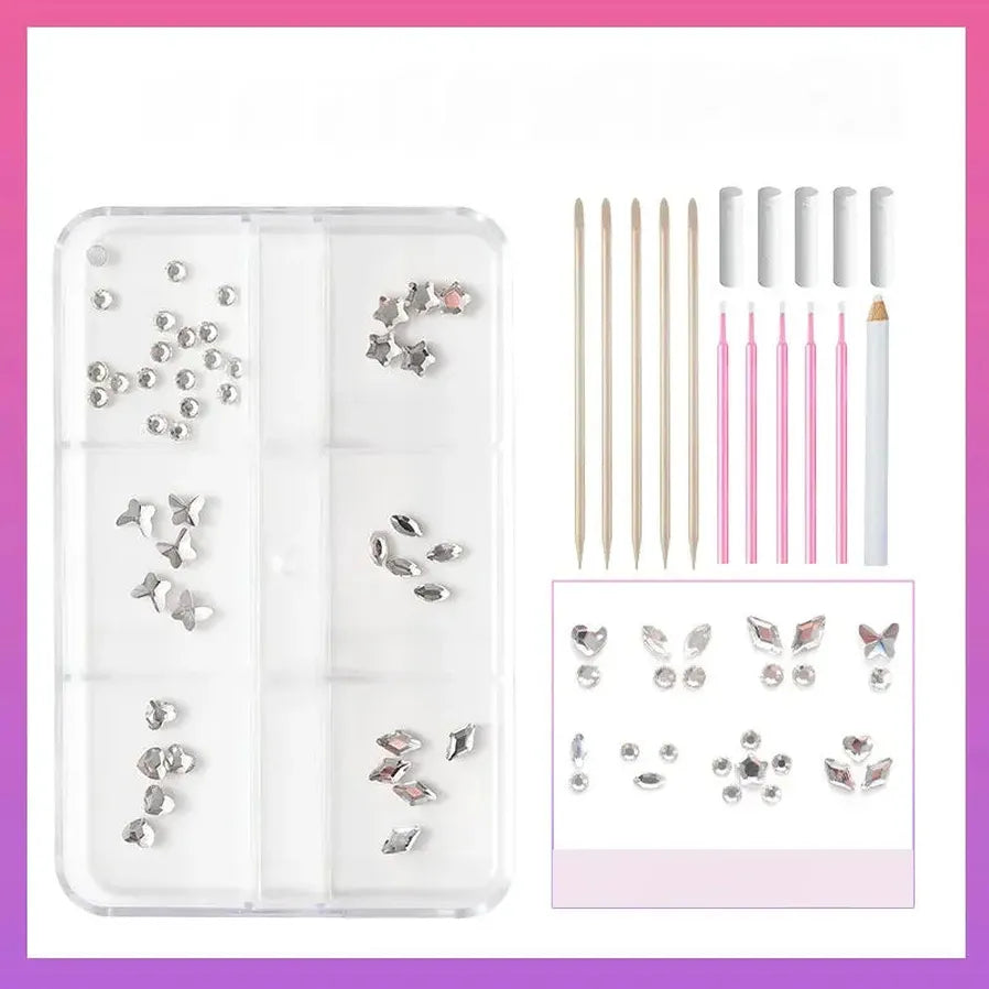 JMT-303434 Tooth Gem Kit with Fashionable Crystals for Teeth Jewelry and Accessories