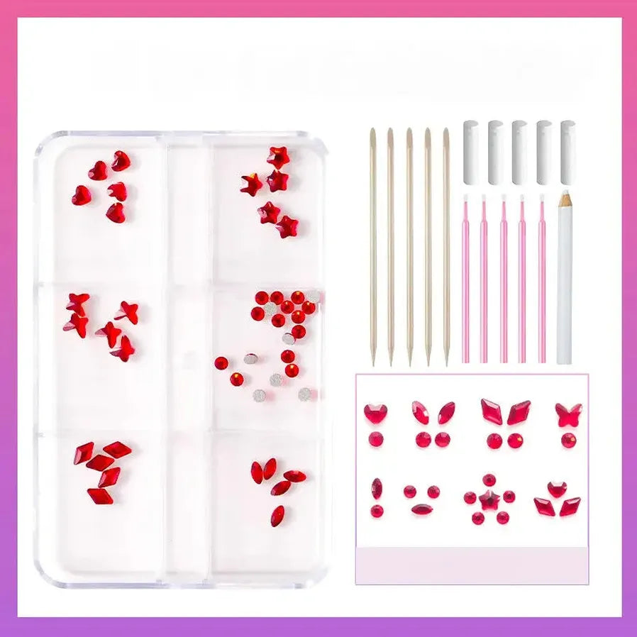 JMT-303434 Tooth Gem Kit with Fashionable Crystals for Teeth Jewelry and Accessories