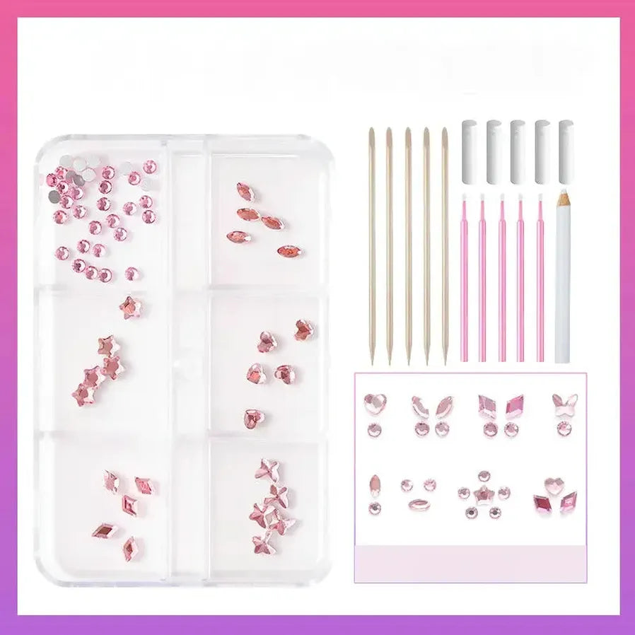 JMT-303434 Tooth Gem Kit with Fashionable Crystals for Teeth Jewelry and Accessories