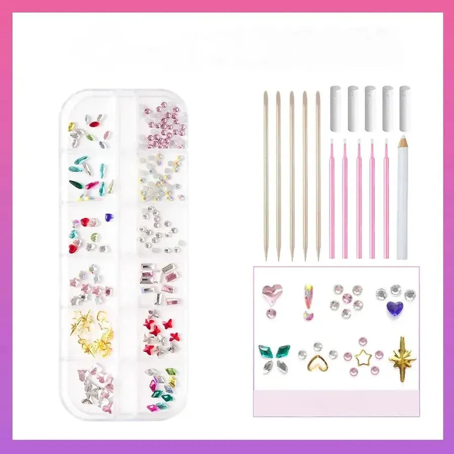 JMT-303434 Tooth Gem Kit with Fashionable Crystals for Teeth Jewelry and Accessories