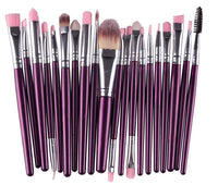 HKM-400979 Makeup Brush Set with Loose Powder, Blush, and Eye Shadow Brushes in OPP Bag