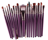 HKM-400979 Makeup Brush Set with Loose Powder, Blush, and Eye Shadow Brushes in OPP Bag