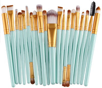 HKM-400979 Makeup Brush Set with Loose Powder, Blush, and Eye Shadow Brushes in OPP Bag