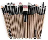 HKM-400979 Makeup Brush Set with Loose Powder, Blush, and Eye Shadow Brushes in OPP Bag