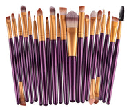 HKM-400979 Makeup Brush Set with Loose Powder, Blush, and Eye Shadow Brushes in OPP Bag