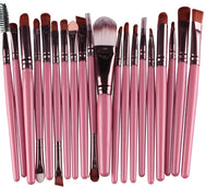 HKM-400979 Makeup Brush Set with Loose Powder, Blush, and Eye Shadow Brushes in OPP Bag
