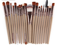 HKM-400979 Makeup Brush Set with Loose Powder, Blush, and Eye Shadow Brushes in OPP Bag