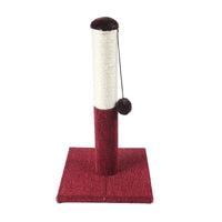 HKM-806803 Elegant Cat Climbing Pole with Plush and Sisal Material, 30x30x50 CM
