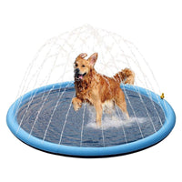 HKM-415635 Outdoor Dog Splash Pad - Anti-Slip Swimming Mat for Summer Fun