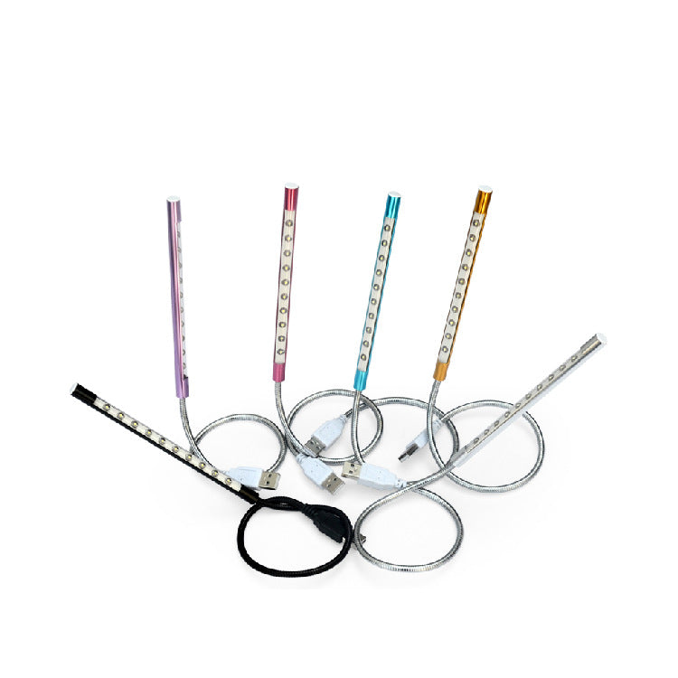 KTX-898707 Aluminum LED Notebook Keyboard Night Light with Adjustable Brightness