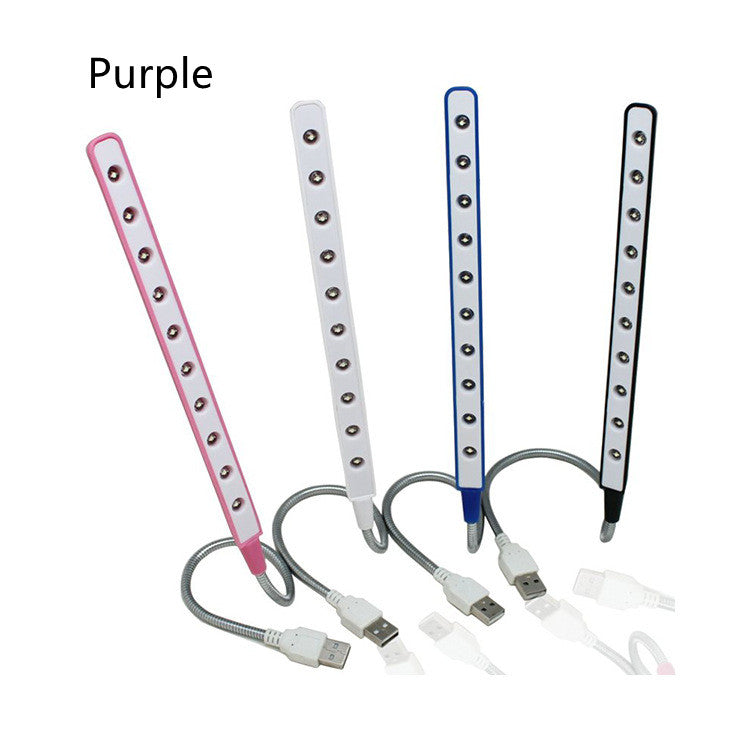 KTX-898707 Aluminum LED Notebook Keyboard Night Light with Adjustable Brightness