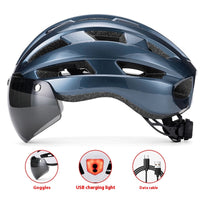 HKM-249939 Color Changing Magnetic Suction Cycling Goggles for Unisex Mountain and Highway Use