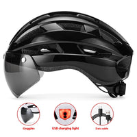 HKM-249939 Color Changing Magnetic Suction Cycling Goggles for Unisex Mountain and Highway Use