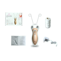 HKM-734099 Electric Facial Hair Remover for Women - Compact Epilator with Cotton Thread and Ergonomic Design