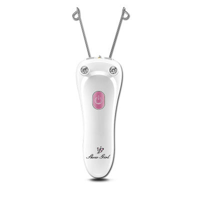 HKM-734099 Electric Facial Hair Remover for Women - Compact Epilator with Cotton Thread and Ergonomic Design