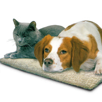 HKM-450323 Self-Heating Pet Mat for Cats and Dogs - Hand Sewn with Lamb Hair and Tin Foil, Available in Small and Large Sizes
