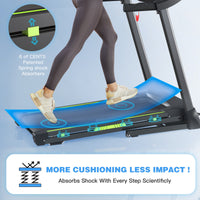 HKM-342163 Compact Folding Treadmill JK43-1A for Home and Office Use