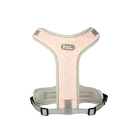HKM-105875 Adjustable Dog Chest Strap Vest in Pink Marble, Passion Red, Space Adventurer, Black Carbon Molecule, Vitality Powder - Sizes S, M, L, XL