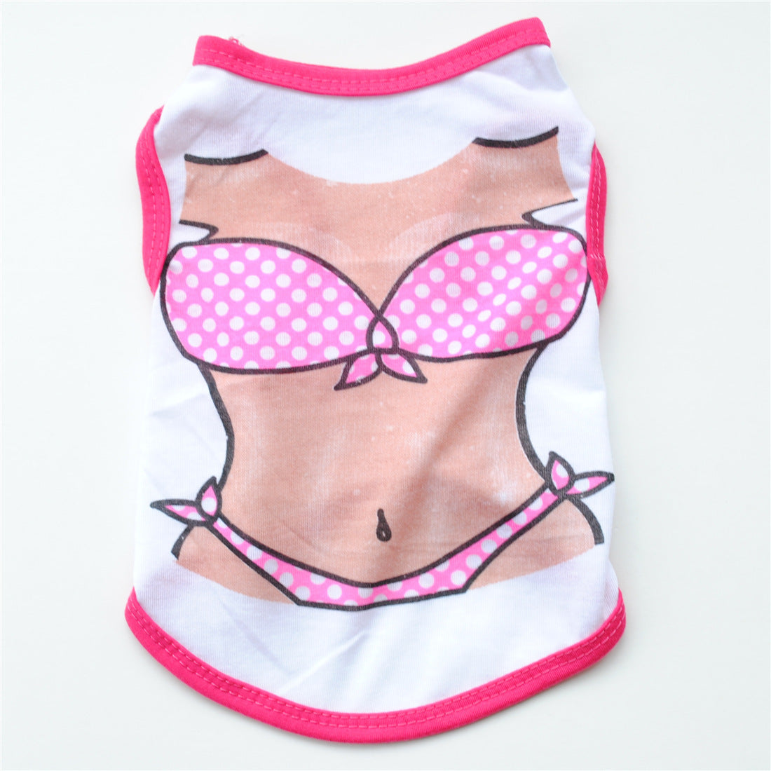 HKM-539475 Cotton Pet Dog Bikini Vest in Multiple Sizes for Comfortable Fit