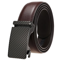 HKM-038035 Personalized Leather Cowhide Belt for Men with Adjustable Buckle