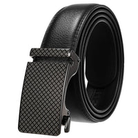 HKM-038035 Personalized Leather Cowhide Belt for Men with Adjustable Buckle