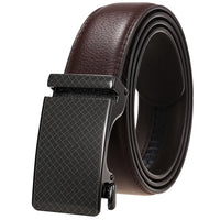 HKM-038035 Personalized Leather Cowhide Belt for Men with Adjustable Buckle