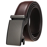 HKM-038035 Personalized Leather Cowhide Belt for Men with Adjustable Buckle