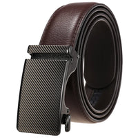 HKM-038035 Personalized Leather Cowhide Belt for Men with Adjustable Buckle