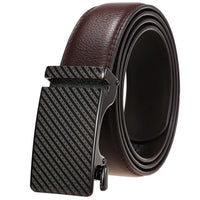 HKM-038035 Personalized Leather Cowhide Belt for Men with Adjustable Buckle