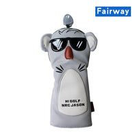 HKM-569555 Cute Koala Cartoon Golf Club Head Cover for Stylish Protection