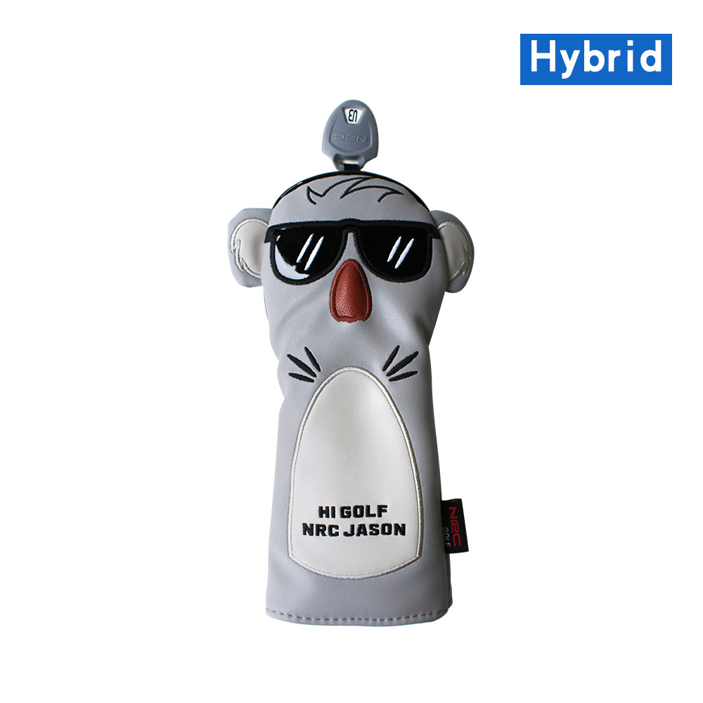 HKM-569555 Cute Koala Cartoon Golf Club Head Cover for Stylish Protection