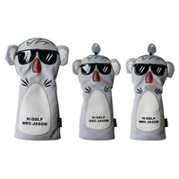 HKM-569555 Cute Koala Cartoon Golf Club Head Cover for Stylish Protection