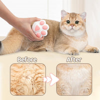 HKM-624595 4-in-1 Steam Cat Brush for Effective Fur Removal, Gentle Massage & Easy Cleaning