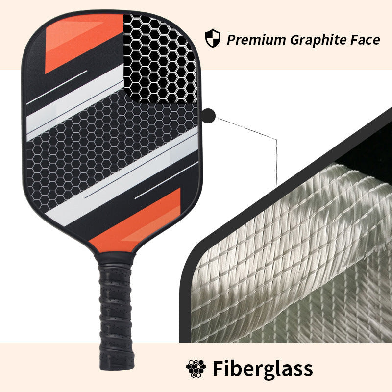 HKM-470099 Ultra Light High Elastic Glass Fiber Honeycomb Peak Racket