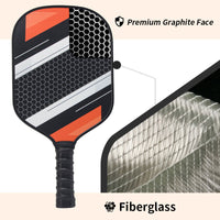 HKM-470099 Ultra Light High Elastic Glass Fiber Honeycomb Peak Racket