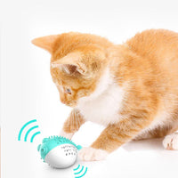 HKM-606483 Silicone Cat Chew Toy with Fish Design - Interactive Teaser and Toothbrush for Play and Dental Health