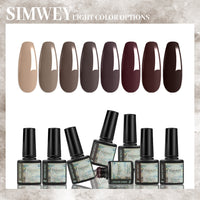 HKM-975571 8-Piece Gel Nail Polish Set for Creative Nail Art Applications