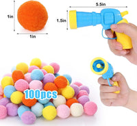 HKM-624723 Interactive Cat Toy Launcher with 20 Plush Balls for Engaging Indoor Play