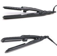 HKM-418451 Tourmaline Ceramic Steam Hair Straightener with Dual-Use Atomizing Feature for Wet and Dry Hair