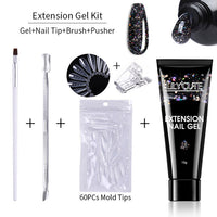 HKM-039955 Nail Extension Gel Kit - 15ml with UV/LED Curing for Durable Nails