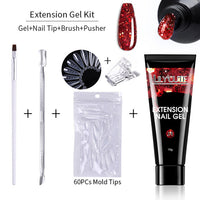 HKM-039955 Nail Extension Gel Kit - 15ml with UV/LED Curing for Durable Nails