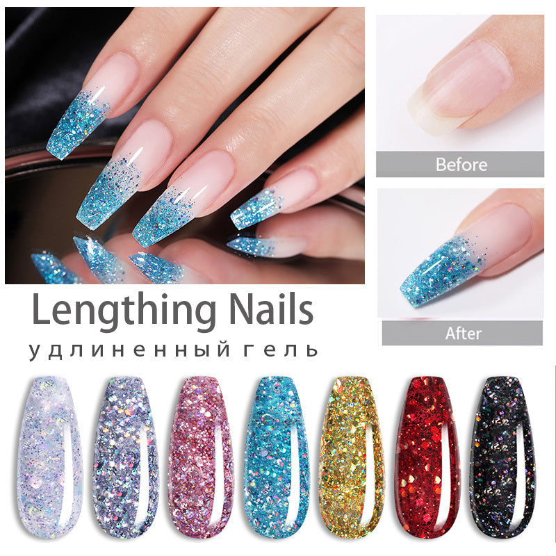 HKM-039955 Nail Extension Gel Kit - 15ml with UV/LED Curing for Durable Nails