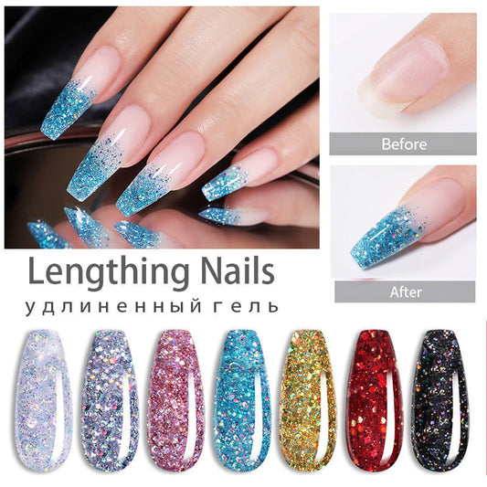 HKM-039955 Nail Extension Gel Kit - 15ml with UV/LED Curing for Durable Nails