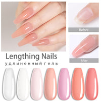 HKM-039955 Nail Extension Gel Kit - 15ml with UV/LED Curing for Durable Nails