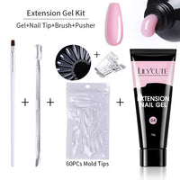 HKM-039955 Nail Extension Gel Kit - 15ml with UV/LED Curing for Durable Nails