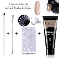 HKM-039955 Nail Extension Gel Kit - 15ml with UV/LED Curing for Durable Nails