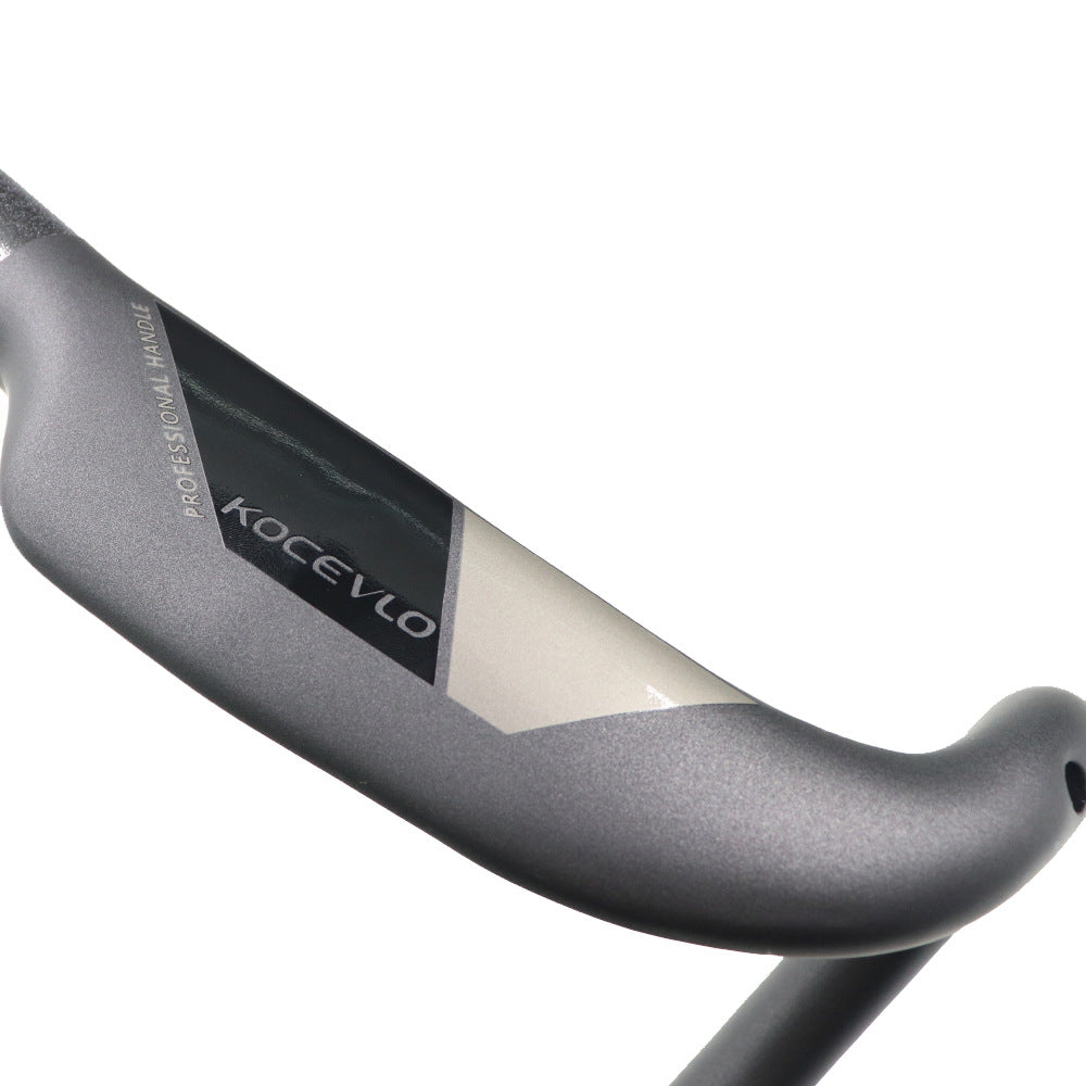 KTX-079187 Bent Handlebar Road Bike in Matte Carbon Fiber for Enhanced Performance