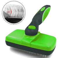 HKM-899091 Self-Cleaning Slicker Brush for Dogs and Cats - Stainless Steel and Heat-Resistant Design